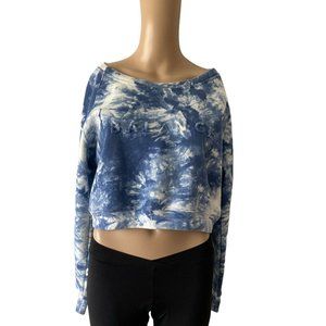 Balance Tie Dye Cropped  M Essence Crew Sweatshirt